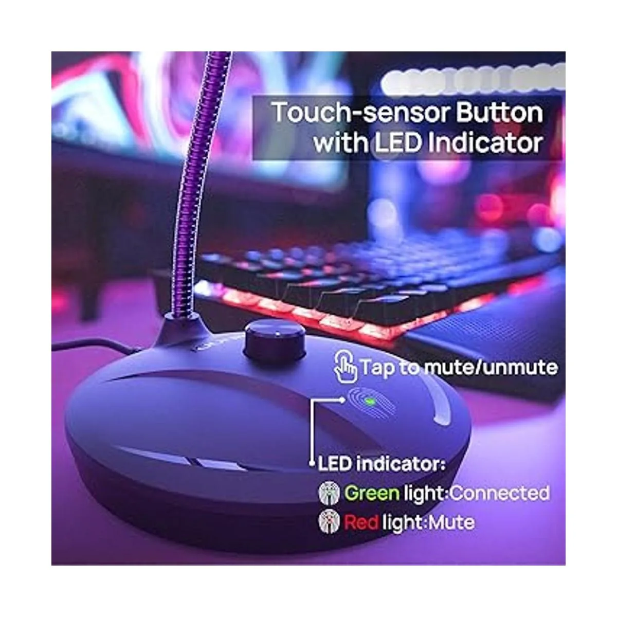 jounivo micrófono usb para computadora micrófono de pc y_3