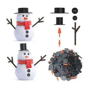 300 piezas de manualidades de muñeco de nieve kits de_1
