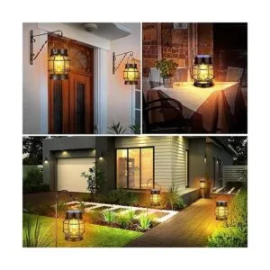 UBright Paquete de 2 linternas solares colgantes faroles_7