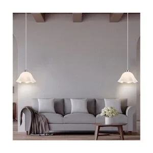 Lámpara colgante con enchufe paquete de 2 luces colgantes_3