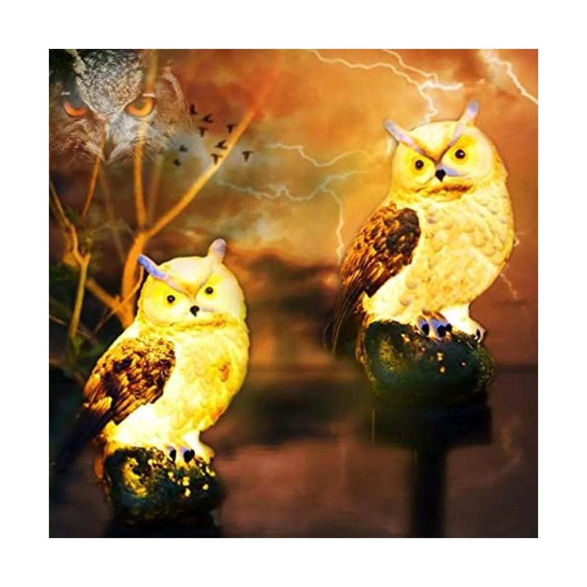 2 paquetes de luces solares de búho para exteriores_1
