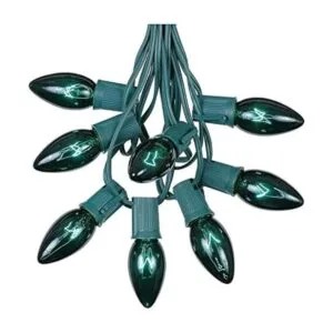 Juego de luces de Navidad transparentes C9 cadena de luz_1