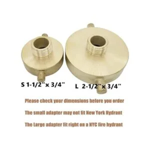 SpringSpray Adaptador de boca de fuego de latón macho de_4