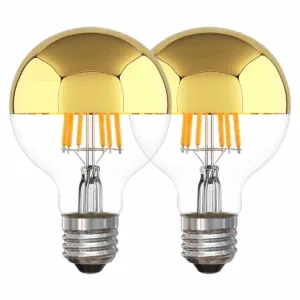 Bombilla de luz media dorada regulable 6 W equivalente a_1