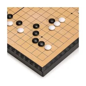 Pizarra magnética Go con juego de piedras plásticas_3