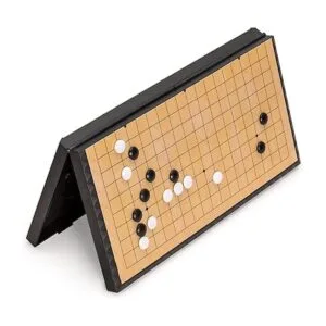 Pizarra magnética Go con juego de piedras plásticas_4