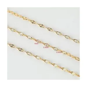 UMAOKANG Cadena de joyería chapada en oro de 32.8 pies_4