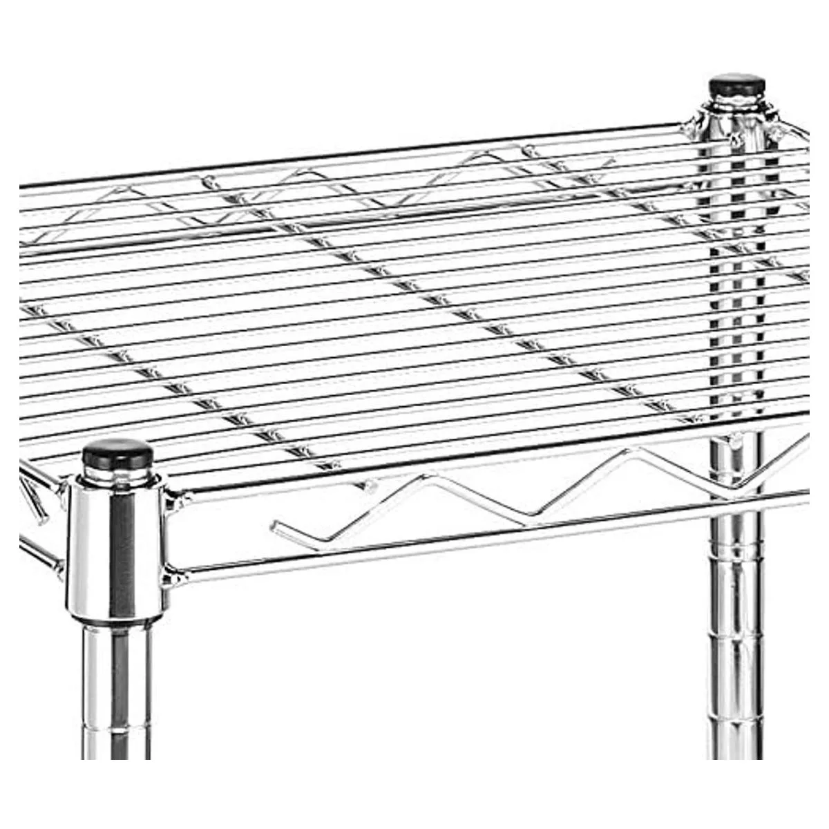 Estante ancho plegable WHITMOR acero Supreme cromo de_6