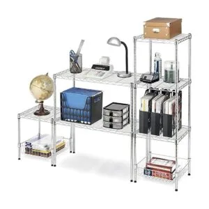 Estante ancho plegable WHITMOR acero Supreme cromo de_5