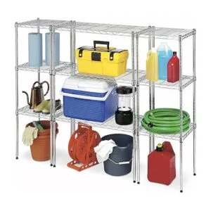 Estante ancho plegable WHITMOR acero Supreme cromo de_4