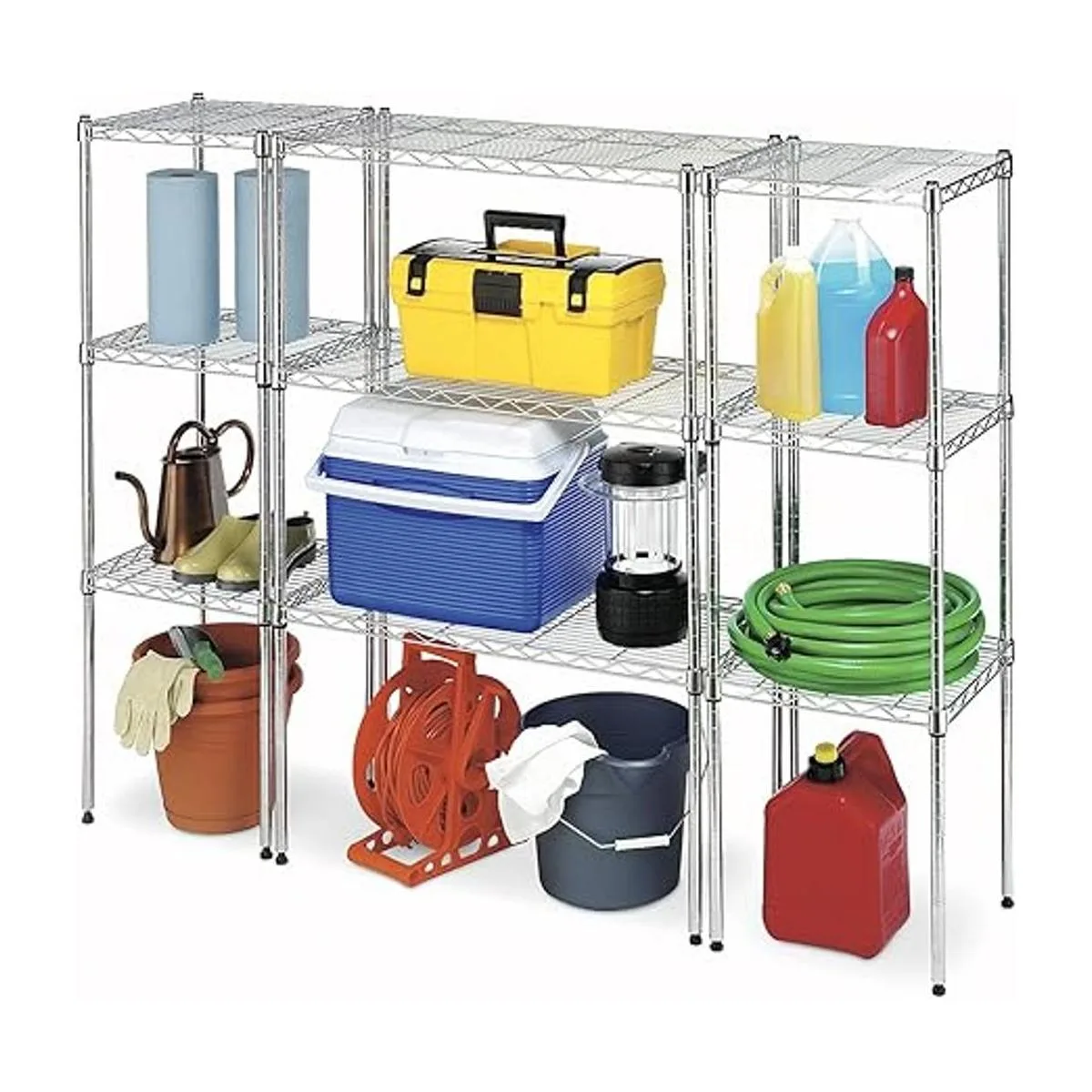 Estante ancho plegable WHITMOR acero Supreme cromo de_4