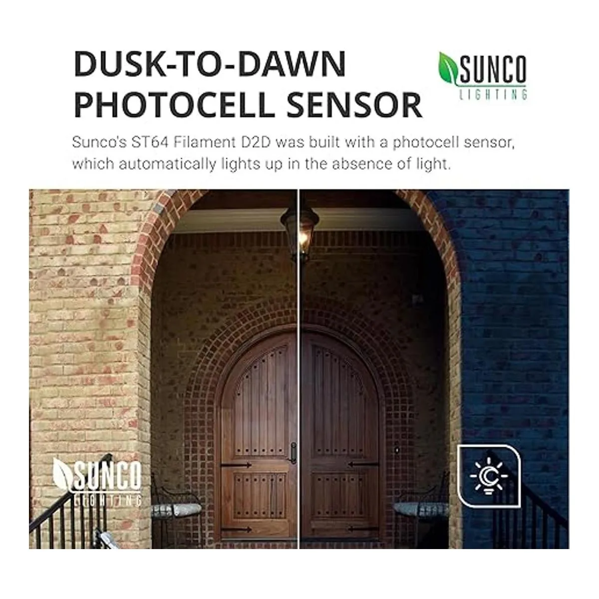 Sunco Lighting Bombillas LED Edison de 5000 K luz diurna_3