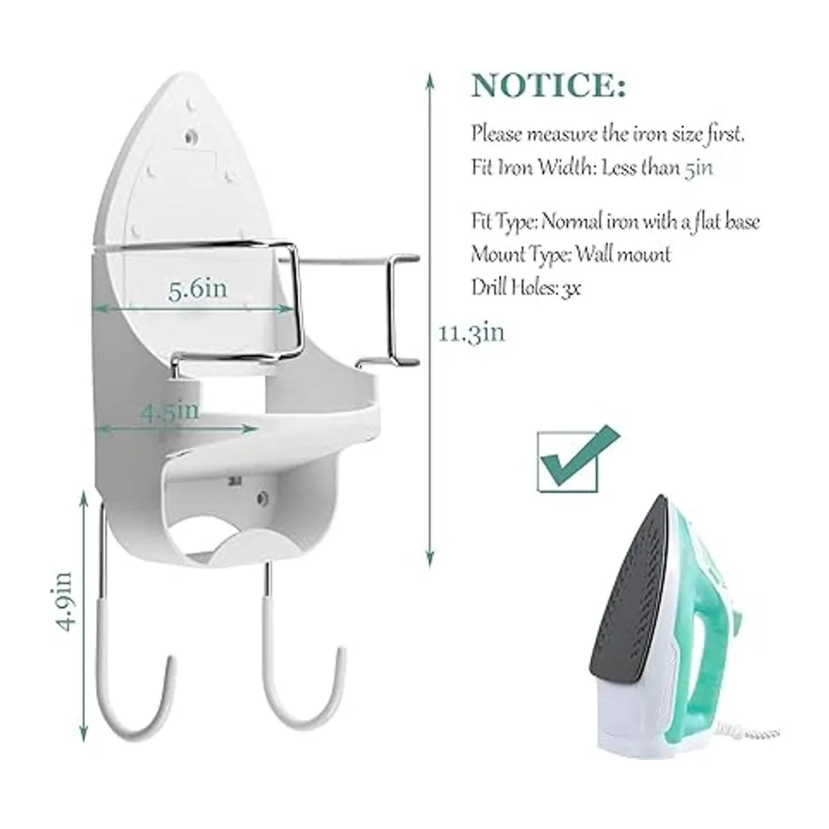 Soporte de hierro para tablero de pared soporte de hierro_2