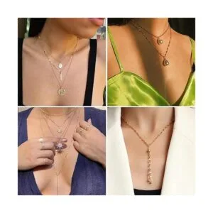 UMAOKANG Cadena de joyería chapada en oro de 32.8 pies_7