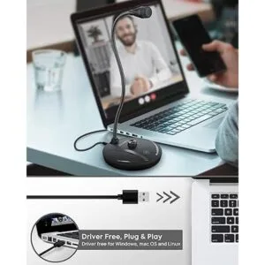 jounivo micrófono usb para computadora micrófono de pc y_6