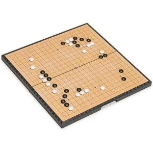 Pizarra magnética Go con juego de piedras plásticas_2