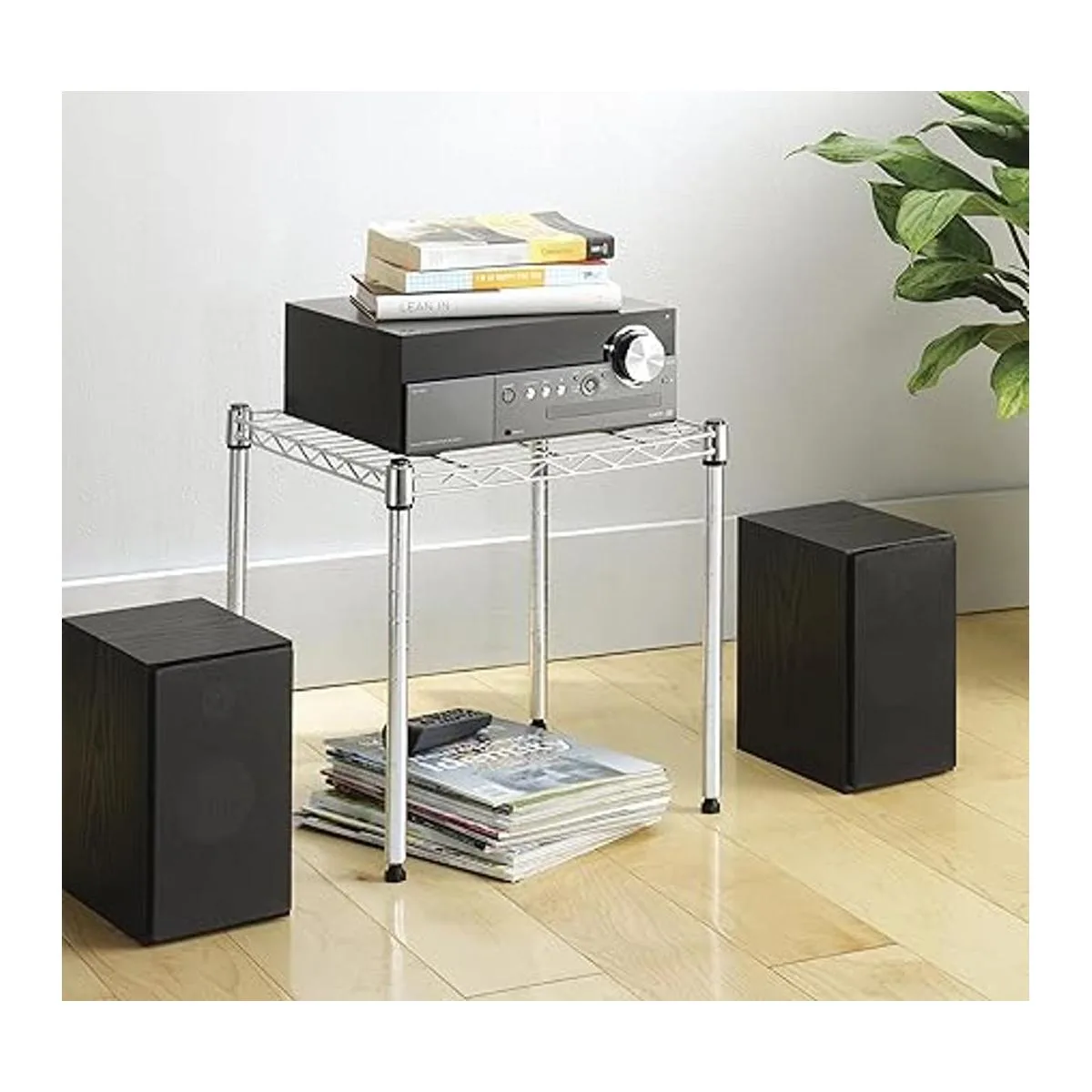 Estante ancho plegable WHITMOR acero Supreme cromo de_2