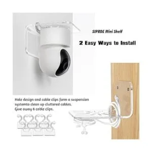 SIPRDE Juego de 3 estantes de pared pequeños de acrílico_5