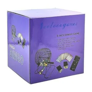 SEETOOOGAMES Juego de juego de bingo de lujo jaula de_6