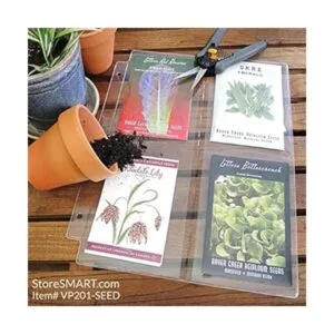 StoreSMART Seed Packet Binder Página 4 bolsillos por_2