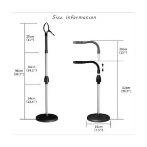 Amersis Soporte para secador de pelo giratorio de 360_2