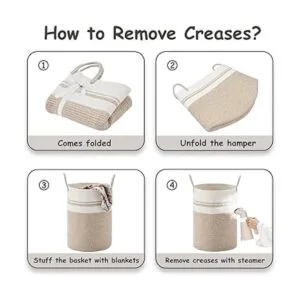 VIPOSCO Cesta alta para la lavandería cesta de_6