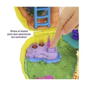 Polly Pocket Tropicool Bolso compacto de piña con 8_4