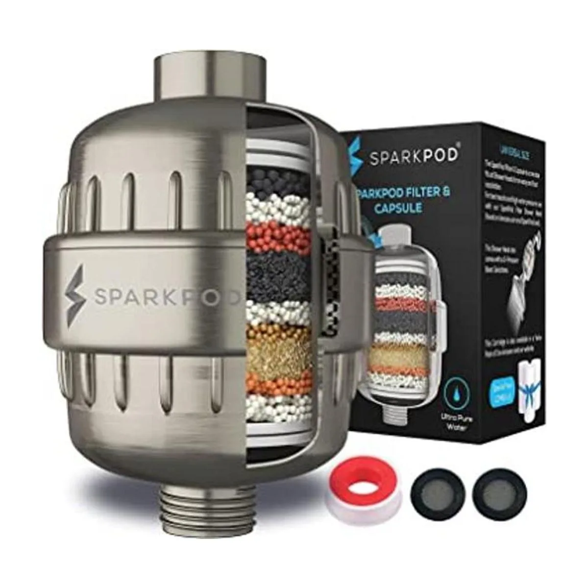 SparkPod Cápsula de filtro de ducha de alto rendimiento_1
