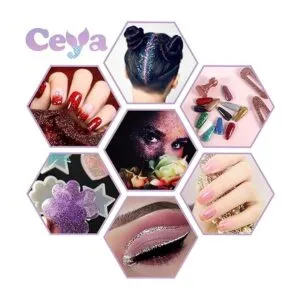 Ceya Juego de polvos de purpurina ultrafina de 32 colores_6