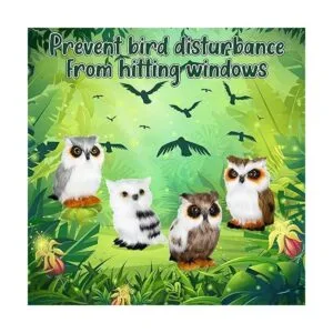 8 piezas de animales de peluche de búho mini búho animal_6