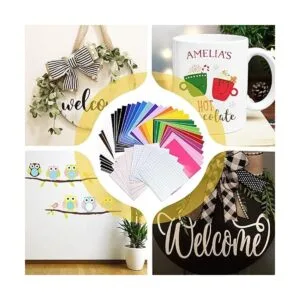 UCEC Hojas de vinilo extraíbles compatibles con Cricut_7