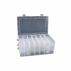 Paquete de 5 cajas organizadoras de 18 compartimentos con_1