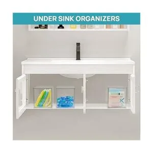 Vtopmart Paquete de 2 cajones de almacenamiento apilables_6