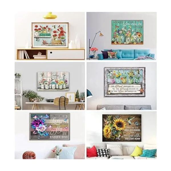 Paquete de 6 kits de pintura de diamantes para adultos_5