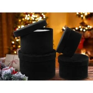 GnFlus Cajas de regalo redondas con tapas para regalos_4