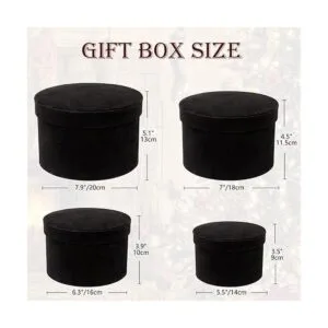 GnFlus Cajas de regalo redondas con tapas para regalos_7