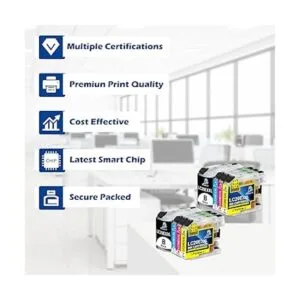 DOUBLE D Reemplazo compatible con LC20E mejorado para_4