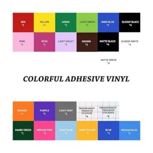 UCEC Hojas de vinilo extraíbles compatibles con Cricut_6