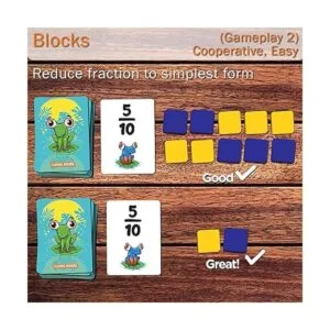 Logic Roots Froggy Fractions Juego de matemáticas para_3