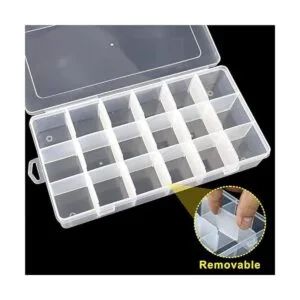 Paquete de 5 cajas organizadoras de 18 compartimentos con_3