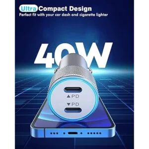 Cargador de coche para iPhone cargador de coche rápido_2