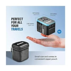 Unidapt Adaptador de viaje universal adaptador de enchufe_6