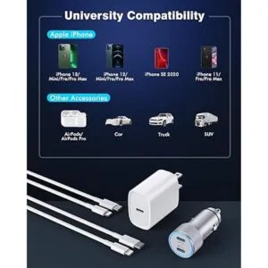 Cargador de coche para iPhone cargador de coche rápido_7