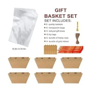 Cestas más grandes para regalos vacíos paquete de 6_2