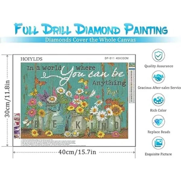 Paquete de 6 kits de pintura de diamantes para adultos_6