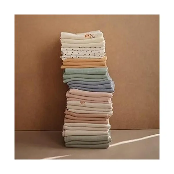 mushie Paños de muselina para bebé 100 algodón_5