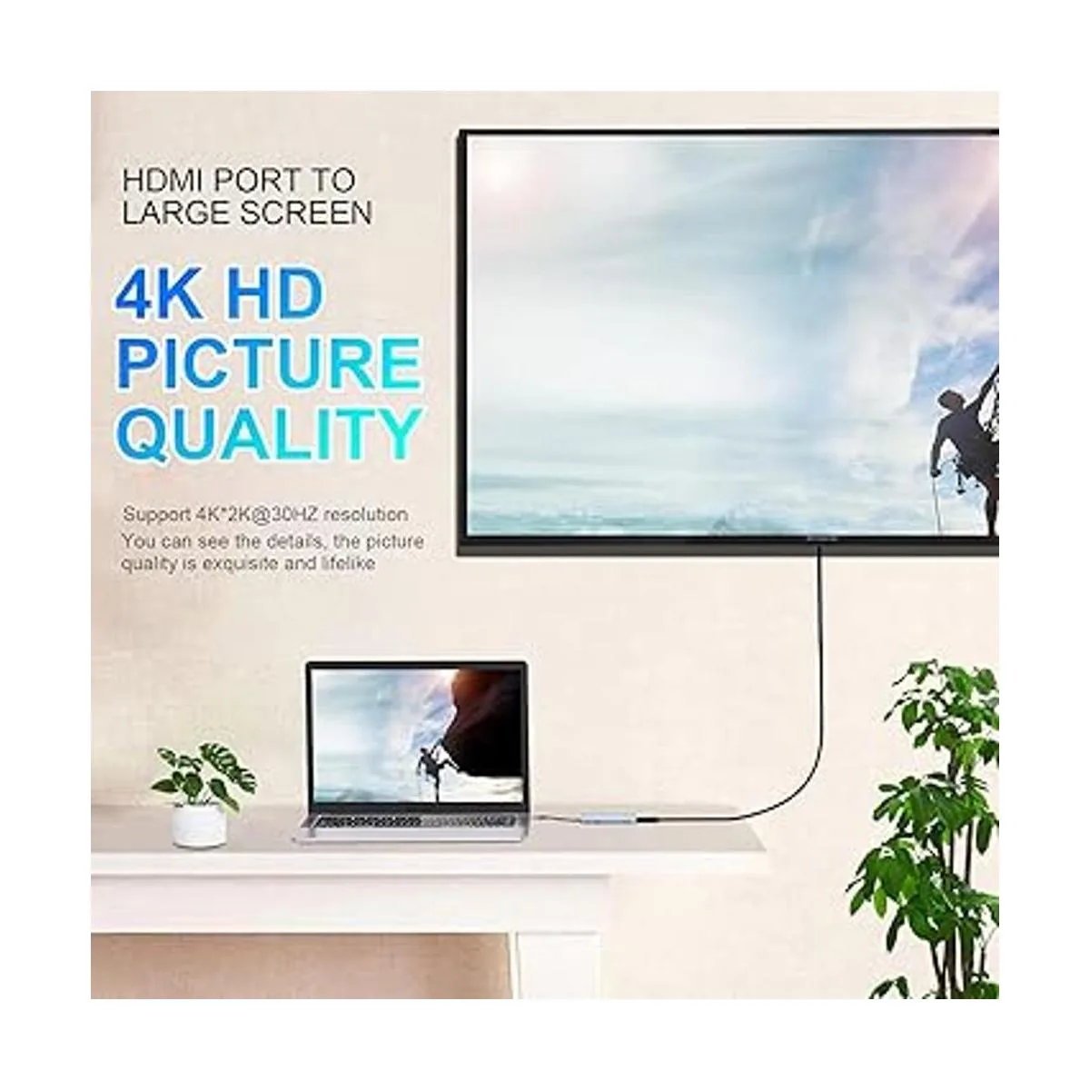 HUB USB C adaptador USB C 11 en 1 con HDMI 4K VGA PD_4