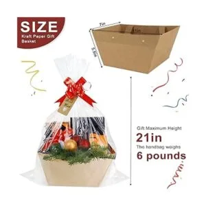 Cestas más grandes para regalos vacíos paquete de 6_4