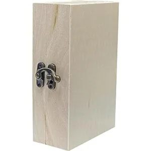 Paquete de 8 cajas de madera sin terminar de 6 x 4 x 2_5