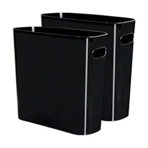 Youngever Paquete de 2 cubos de basura delgados de 1.5_1